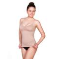 belly cloud Damen Unterhemd, Belly Cloud Basic seamless Top, Gr. 40/42 (L), Hautfarben (haut)