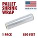 Tough Pallet Shrink Wrap 80 Gauge 18 Inch X 850 feet Industrial Strength Commercial Grade Strength Film Moving & Packing Wrap For Furniture Boxes Pallets