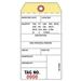 INVENTORY TAGS - Two-Part Carbonless NCR 3-1/8 x 6-1/4 Box of 2500 Numbered 0000-2499