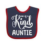 Inktastic Gift for Aunts | One of a Kind Auntie (white) Girls Baby Bib