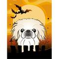 Carolines Treasures BB1779GF Halloween Pekingese Flag Garden Size Small multicolor