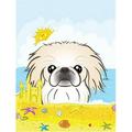 Carolines Treasures BB2089GF Pekingese Summer Beach Flag Garden Size Small multicolor