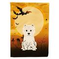 Carolines Treasures BB4308GF Halloween Westie Flag Garden Size Small multicolor