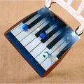 ZKGK Piano Keys Seat Pad Seat Cushion Chair Cushion Floor Cushion Two Sides 20x20 Inches