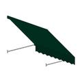 Awntech 7.38 ft. Santa Fe Twisted Rope Arm Window & Entry Awning Forest Green - 31 x 24 in.