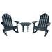 Highwood 3pc Classic Westport Adirondack Rocking Chair with 1 Classic Westport Side Table