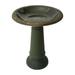 Algreen 20 x 25 in. Birdbath Green Marble