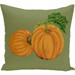 Simply Daisy 16 x 16 Pumpkin Patch Holiday Print Pillow