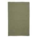 Colonial Mills 11 Palm Green Handmade Braided Reversible Square Area Throw Rug