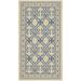 SAFAVIEH Courtyard Colton Geometric Indoor/Outdoor Area Rug 2 x 3 7 Natural/Blue