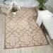 Nourison Aloha Indoor/Outdoor Cream 7 10 x 10 6 Area Rug (8x11)