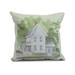 Simply Daisy 16 x 16 Farmhouse Outdoor Pillow Green