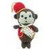 Mirage Pet 500-013 Knit Knack Fez Monkey Organic Cotton Dog Toy - Small