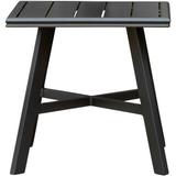 Hanover All-Weather Commercial-Grade Aluminum 22 Square Slat-Top Side Table