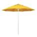 California Umbrella Venture 9 White Market Umbrella in Yellow