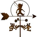 SWEN Products Inc Little Boy Fishing Handmade Weathervane