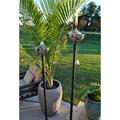 Starlite Garden & Patio Torche Maui Grande Garden Torches (Set of 2) Smooth Nickel