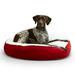 Happy Hounds Scout Sherpa Round Pillow Dog Bed Crimson Medium (36 x 36 in.)