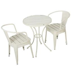 Mable Childrens Shabby Chic Table Chat Set Shabby White