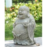Hi-Line Gift Ltd. Buddha Holding a Ball Garden Statue