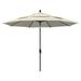 Tahoe Series Patio Market Umbrella in Olefin with Aluminum Pole Aluminum Ribs Crank Lift