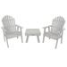 Highwood 3pc Hamilton Deck Chair with 1 Adirondack Side Table