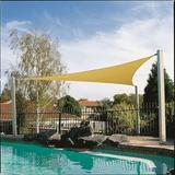 Coolaroo Coolhaven Outdoor Sun Shade Sail 95% UV Block Protection for Garden Patio Backyard 15 x 12 x 9 Triangle Sahara