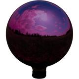 Sunnydaze Mirrored Glass Gazing Globe - 10 - Merlot