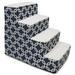 Majestic Pet Links Pet Stairs 4 Steps Navy Blue Machine Washable Removable Cover 24 x 16 x 20