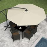 CorLiving Offset Patio Umbrella