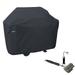 Classic Accessories Water-Resistant 58 Inch BBQ Grill Cover with Coiled Grill Brush & Magnetic LED Light