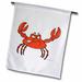 3dRose Funny Angry Crabby Red Crab - Garden Flag 12 by 18-inch