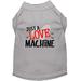 Mirage Pet Love Machine Screen Print Dog Shirt Grey XXXL