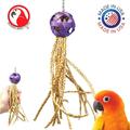 Bonka Bird Toys 1616 Foraging Octopus Forage Palm Left Natural Parakeet Toy Cockatiel Parrot Conure Macaw Budgie African Gray