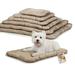 Heavy Duty Chew Resistant Crate Mats for Dogs Reinforced Megaruffs Dog Beds (Large - 41Â¾ L x 27Â¾ W)