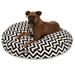 Majestic Pet | Chevron Round Pet Bed For Dogs Removable Cover Black Large