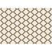 Capitola GAD Anne High Quality Indoor Outdoor Area Rug Beige/Light Brown with Trellis Pattern Beige Brown Brown 5 3 x 7 7 5 x 8 Kitchen Bedroom