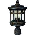 Maxim Santa Barbara DC Three Light 18-Inch Outdoor Post Light - Sienna - 3137CDSE