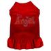 Mirage Pet 57-63 MDRD Technicolor Angel Rhinestone Pet Dress Red - Medium