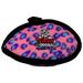 Tuffy Jr Odd Ball Pink Leopard Durable Dog Toy