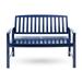 Lilo Outdoor Acacia Wood Bench Navy Blue