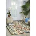 Nourison Home & Garden Indoor/Outdoor Multicolor 5 3 x 7 5 Area Rug (5x7)