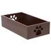 Small Pet Toy Box - Mahogany