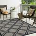 Mainstays Zoell Bay Outdoor Area Rug Dark Blue 8 x10