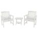 Highwood 3pc Lehigh Garden Chair Set with 1 Folding Adirondack Side Table