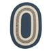 Colonial Mills NT51R024X132 2 x 11 ft. Crescent Rug Lake Blue