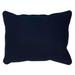 Sorra Home Canvas Navy Corded Indoor/ Outdoor Pillows (Set of 2)