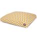 Majestic Pet | Chevron Rectangle Pet Bed For Dogs Removable Cover Yellow Large