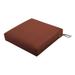 Classic Accessories RavennaÂ® Rectangular Patio Seat Cushion Slip Cover & Foam - Durable Outdoor Cushion Spice 21 W x 19 D x 5 Thick