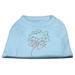 Christmas Wreath Rhinestone Shirt Baby Blue M (12)